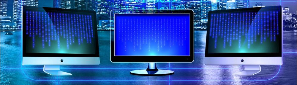 Blaulicht bei Display